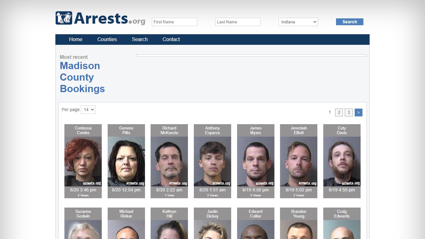 Madison County Arrests and Inmate Search