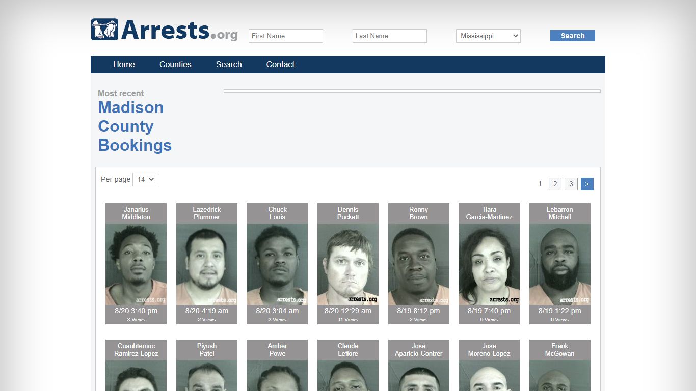 Madison County Arrests and Inmate Search